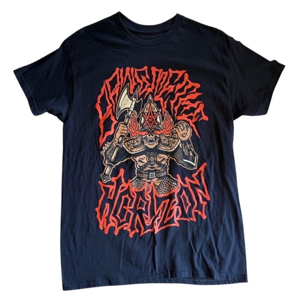 Bring Me The Horizon BMTH Axe Authentic tour band black shirt Metalcore Medium